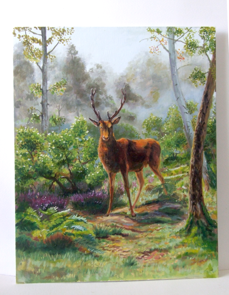 stag after Rosa Bonheur Traditional oil painting service